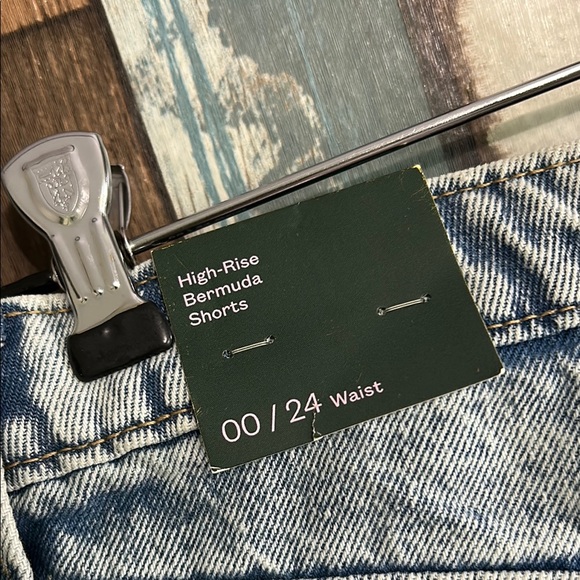 Wild Fable Light Blue Frayed Hem Jean Shorts - Picture 14 of 14